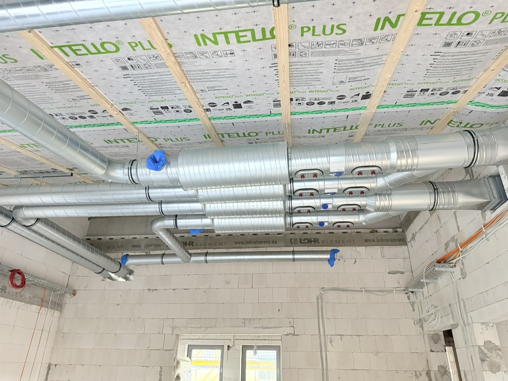 Luftverteilung mit Ventilen